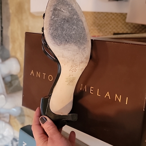 Antonio Melani Hallie Strappy Pumps in Black sz8 - Picture 8 of 8